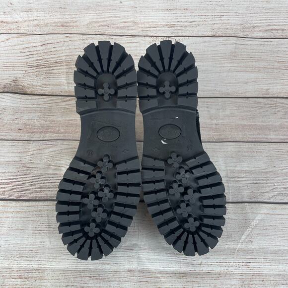 Miz Mooz Hessy Womens Sz EU 39 US 6.5-7 Ankle Boots Black Suede Wool Lining - Picture 8 of 9